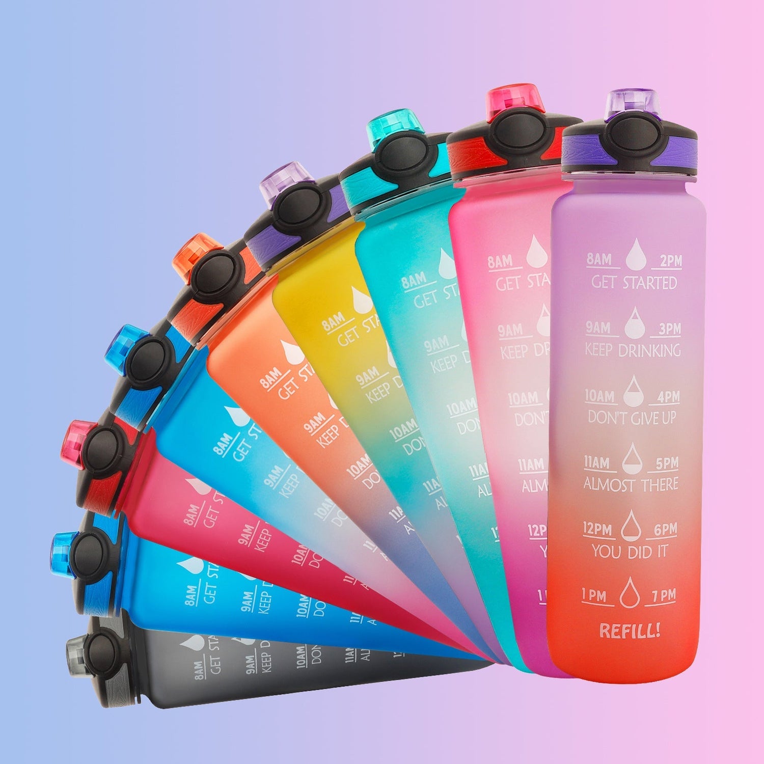 Reusable water bottles