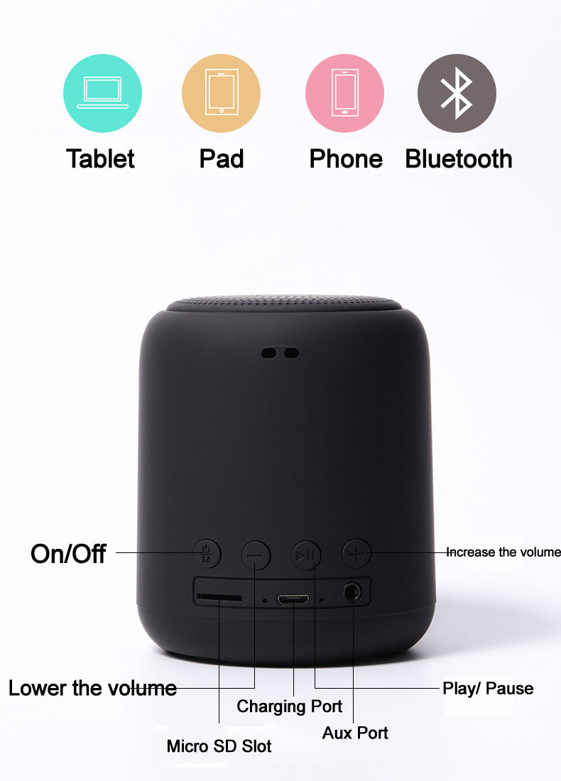 Superb quality Mini portable wireless bluetooth stereo speakers - Castle Anna