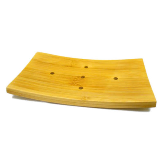 Bamboo Soap Dish, Natural bamboo soap dish, cruelty free, zero waste - Castle Anna